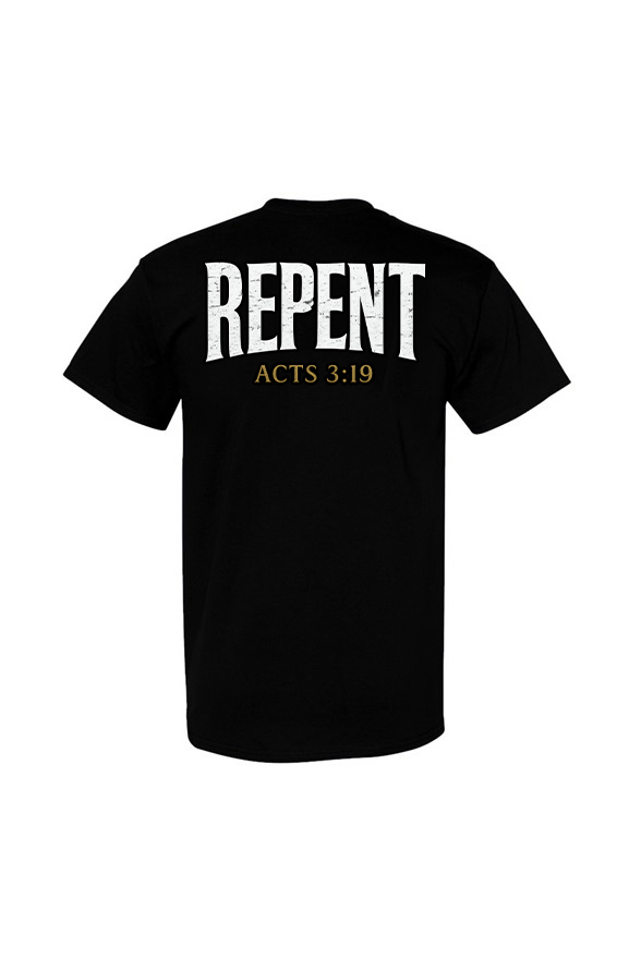 Repent Gildan Cotton T Shirt