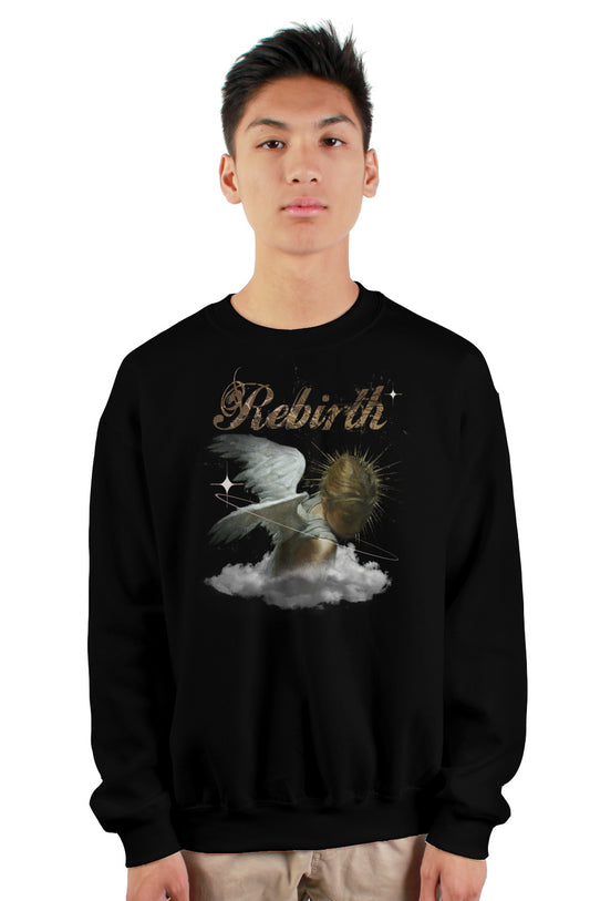 Rebirth Front Version gildan heavy crewneck sweats